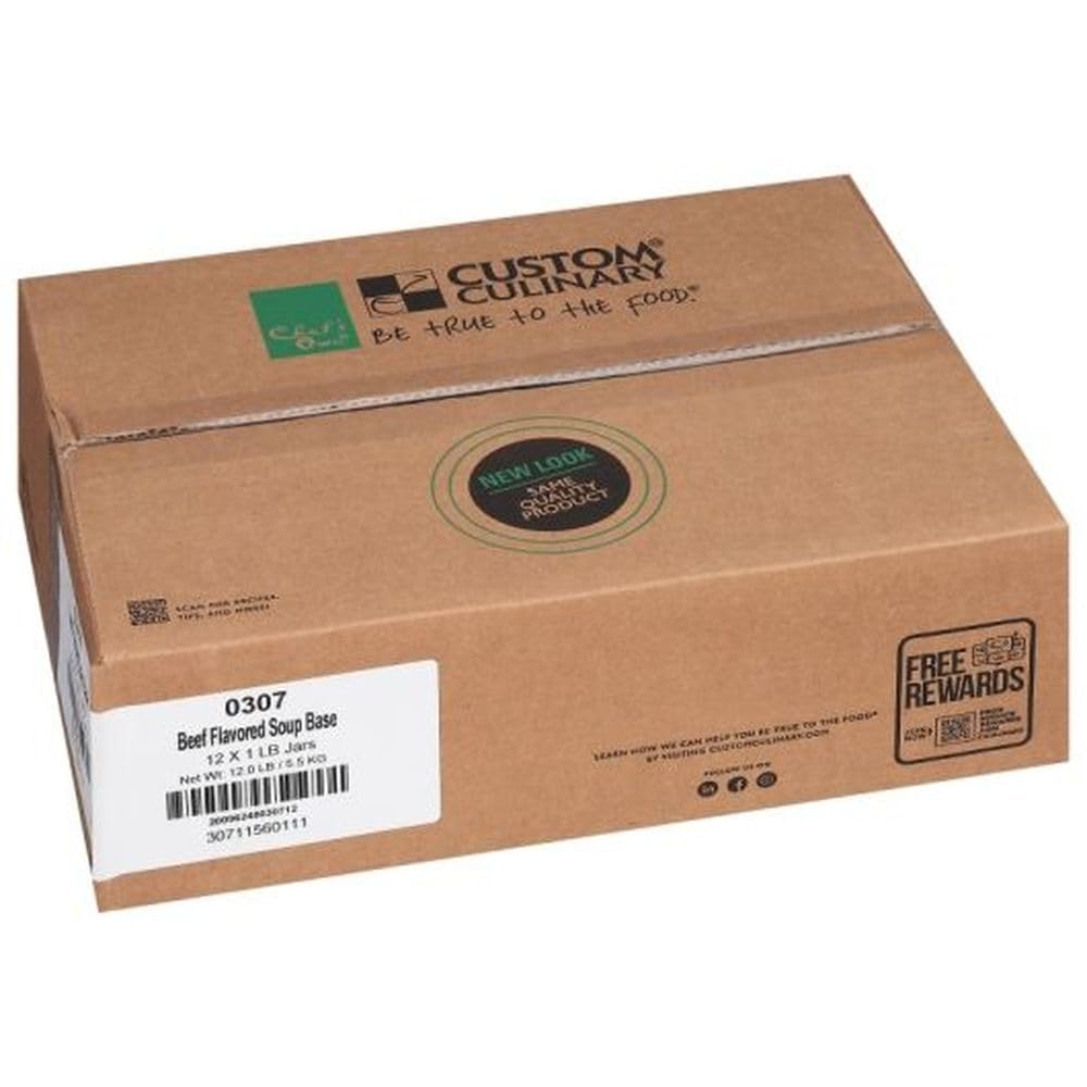 Beef Flavored Granules Base Green 12 Case 1 Pound