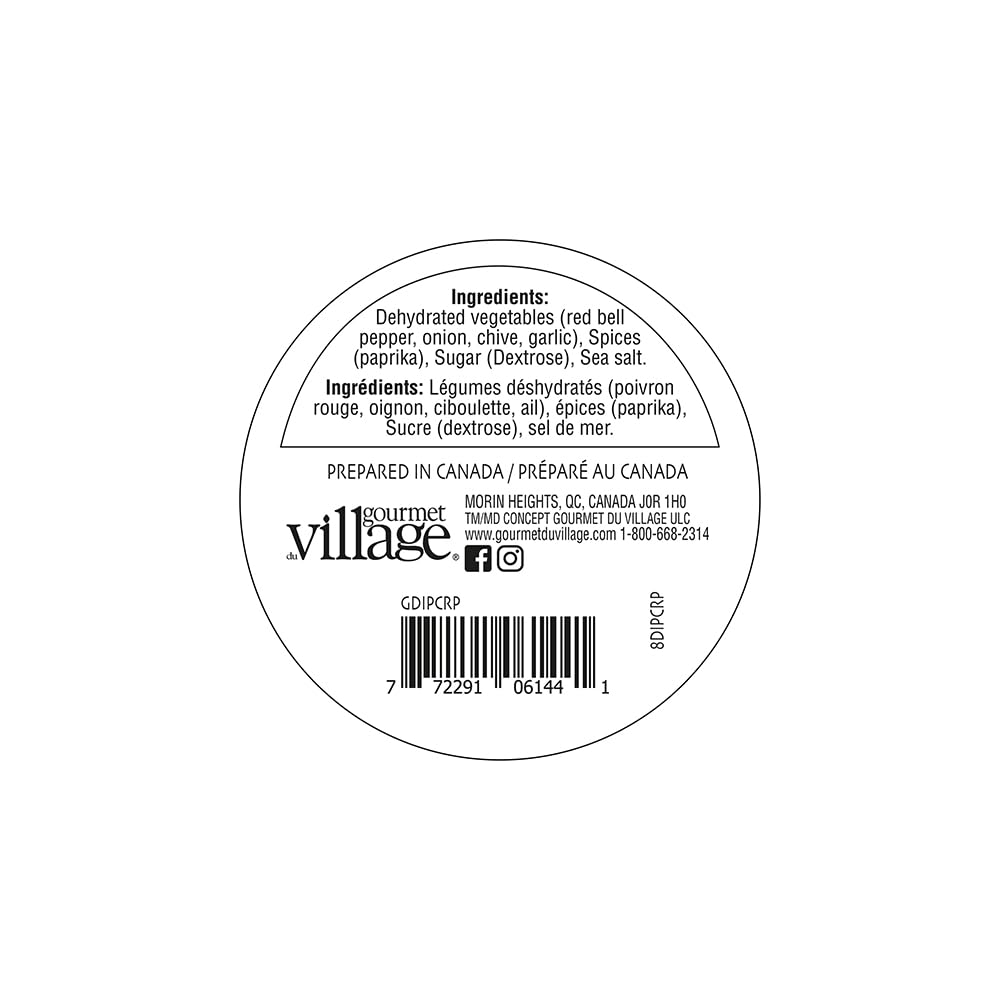 Gourmet du Village Seasoning Canister (Roasted Pepper Dip)