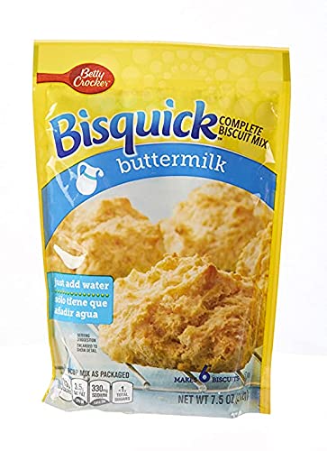 Betty Crocker Bisquick Complete Mix Buttermilk Biscuits, 7.5 oz (Pack of 5)