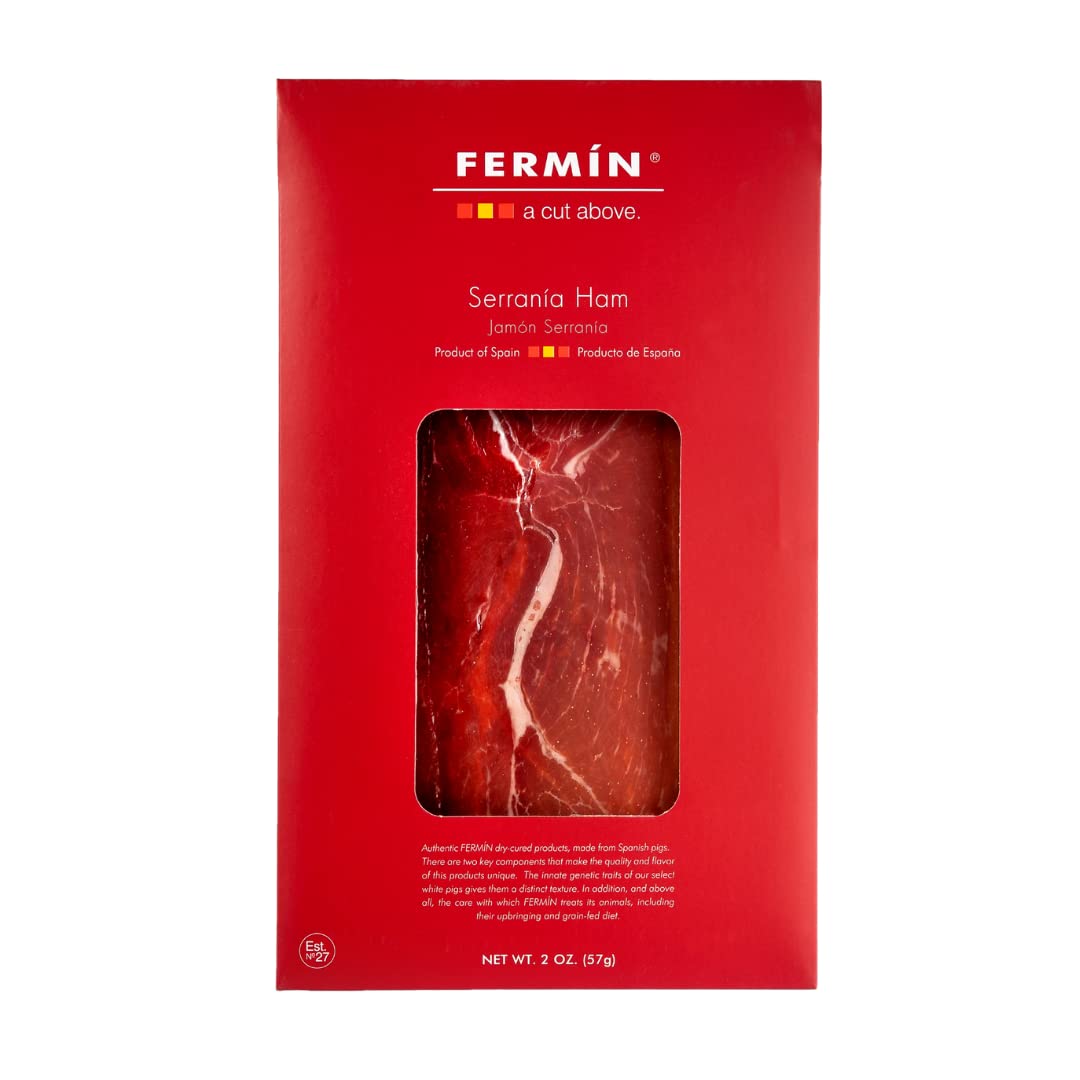 Serrano Ham Sliced 2 oz 4-pack by Fermin