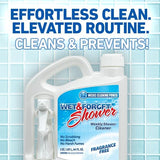 Wet & Forget Shower Cleaner Spray, Fragrance-Free Weekly Bathroom Cleaner, No Scrubbing Needed, Bleach-Free, Multi-Surface Bathroom Spray, Cleaning