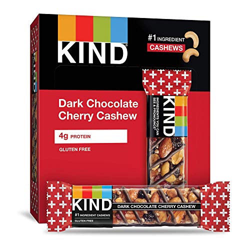 KIND Plus Dark Chocolate Cherry Cashew, 16.8 Oz (Pack Of 12)