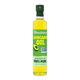 100% Pure Avocado Oil in Glass Bottle, Allergen-Free and Non-GMO, Premium Cold-Pressed Cooking Oil for Sautéing, Baking, Grilling, and Salad