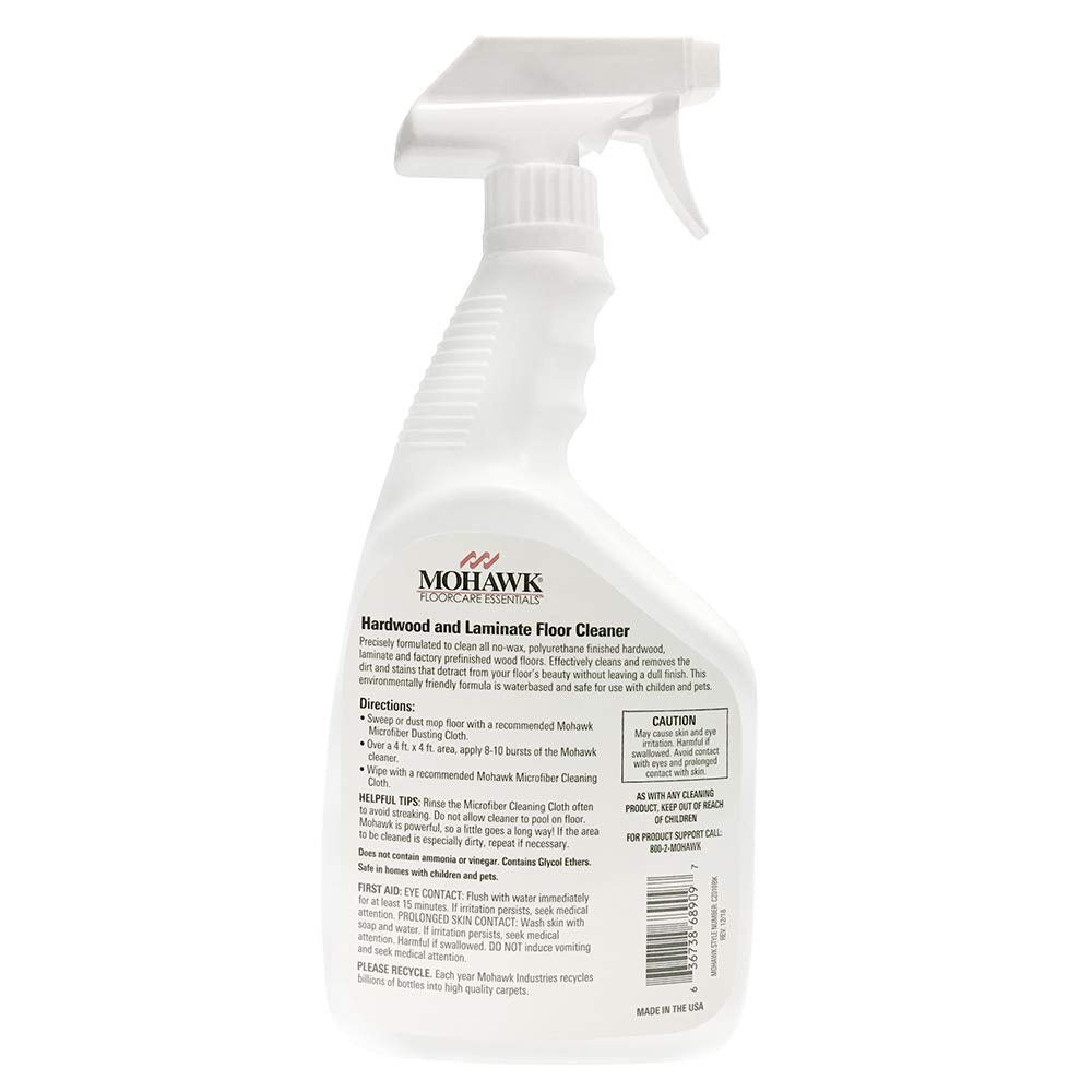 Mohawk FloorCare Essentials Hardwood & Laminate Floor Cleaner - 32 Ounce Spray Bottle