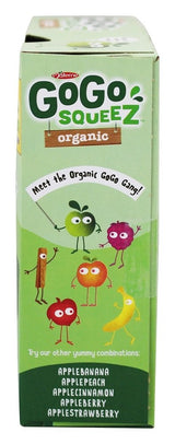Organic Applesauce Squeezes - Apple Apple