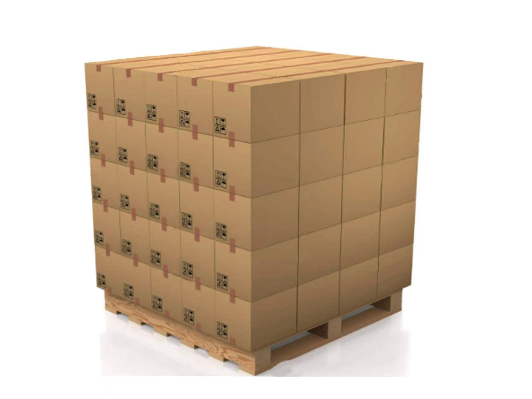 LW Concept Black Nitrile Disposable Gloves - Latex & Powder-Free (X-Large, Pallet of 90 Cases)