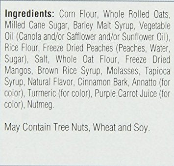 Peace Cereal Mango Peach Passion, Low Fat, 10-Ounce (Pack of 3)