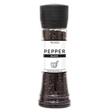 Riega Black Pepper Grinder, Large, Manual Mill for Whole Peppercorns, 5.8 oz