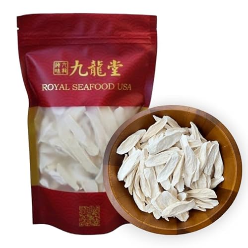 Royal Seafood USA Premium Dried Dioscorea Slice Chinese Yam Slice ??? ?????? ???? ??? ??? ???? (8OZ)