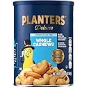 PLANTERS Deluxe Lightly Salted Cashews, Party Snacks, Plant-Based Protein, Quick Snack for Adults, After School Snack, Flavored with Sea Salt, Kosher