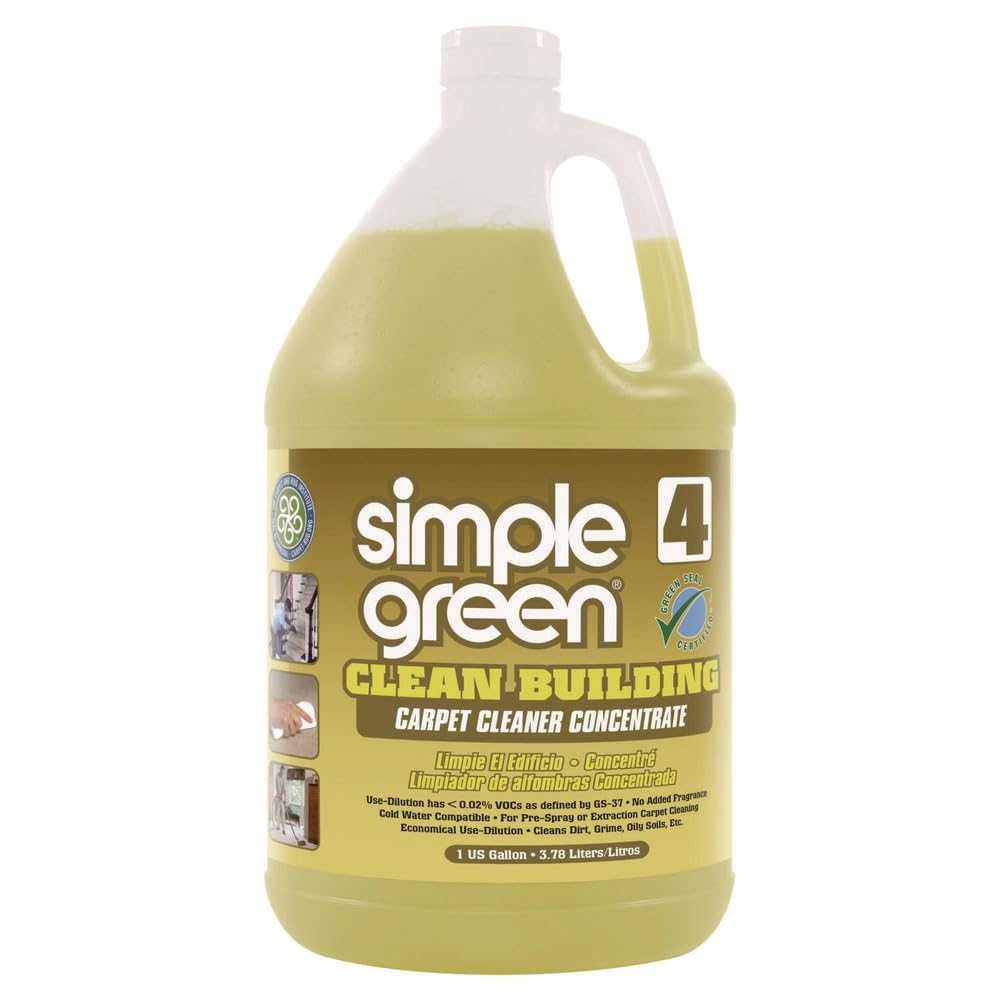 Clean Bldg Carpet Cleaner Concentrate, 1gal Bottle (Carton of 2)