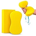 Multi-Purpose Sponges for Cleaning - Yellow 2 Pack, Large Sponges for Car Washing, Tile & Grout, All Purpose Cleaning