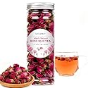 MQUPIN Rose Bud Tea - Dried Red Rose (100% Natural, Pure Flower, Edible Buds, Culinary, Food Grade) - Red Rosebud (90g)