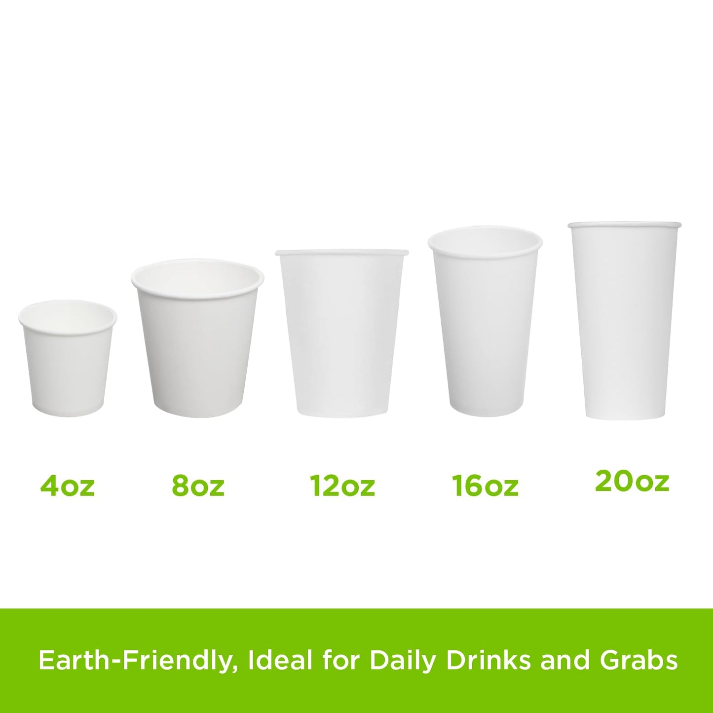 Karat Earth KE-K520W 20 oz White Eco Paper Hot Cup (Case of 600)