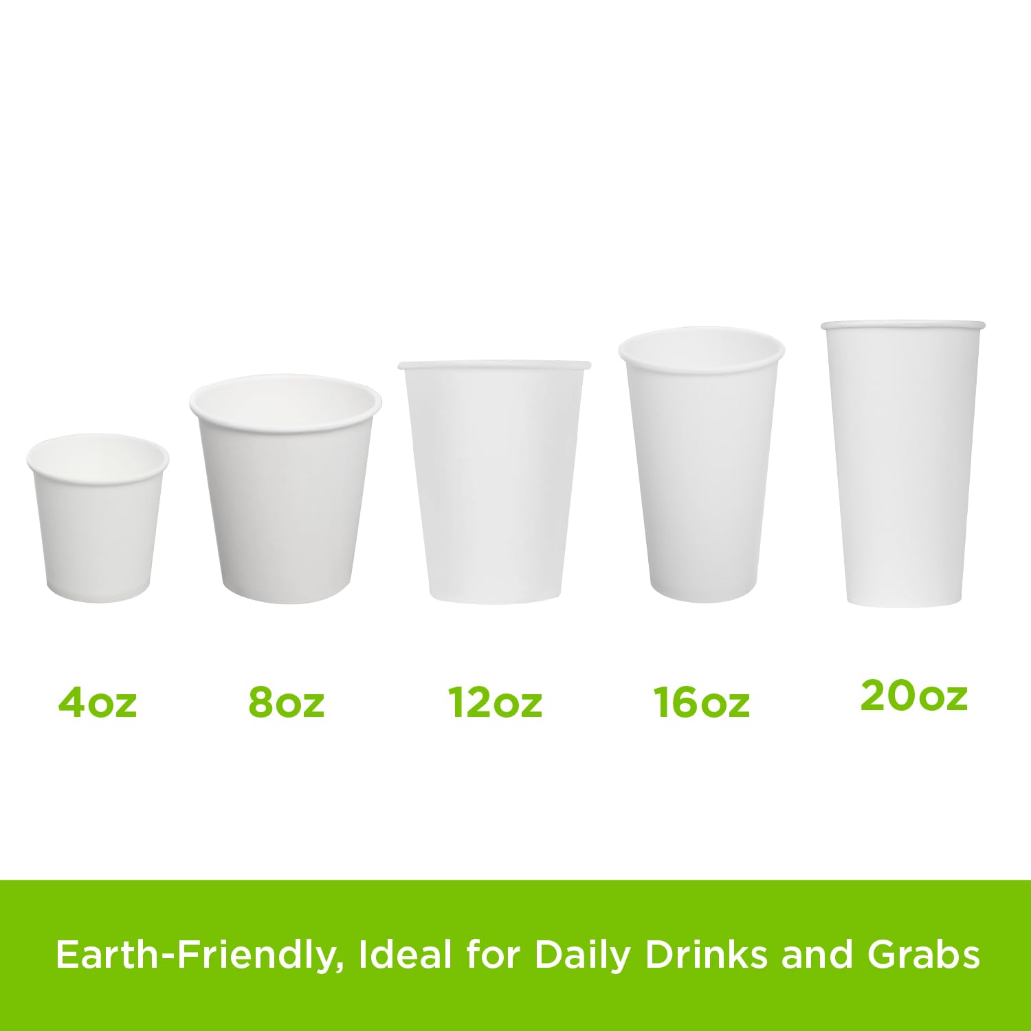 Karat Earth KE-K520W 20 oz White Eco Paper Hot Cup (Case of 600)