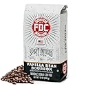 Fire Department Coffee - Vanilla Bourbon Coffee - Gives Back to Firefighters - Vanilla Bean Bourbon Infused Whole Bean - Non-Alcoholic - Roasted in