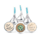 Wedding Favors for Guests DIY Personalized Kisses 3lbs (Approx 300 Kisses) - Succulent Wedding Candy