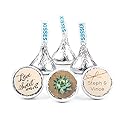 Wedding Favors for Guests DIY Personalized Kisses 3lbs (Approx 300 Kisses) - Succulent Wedding Candy