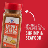 McCormick Smoky Cedar & Citrus Seasoning for Salmon, Shrimp, Chicken, 12.75 Ounce