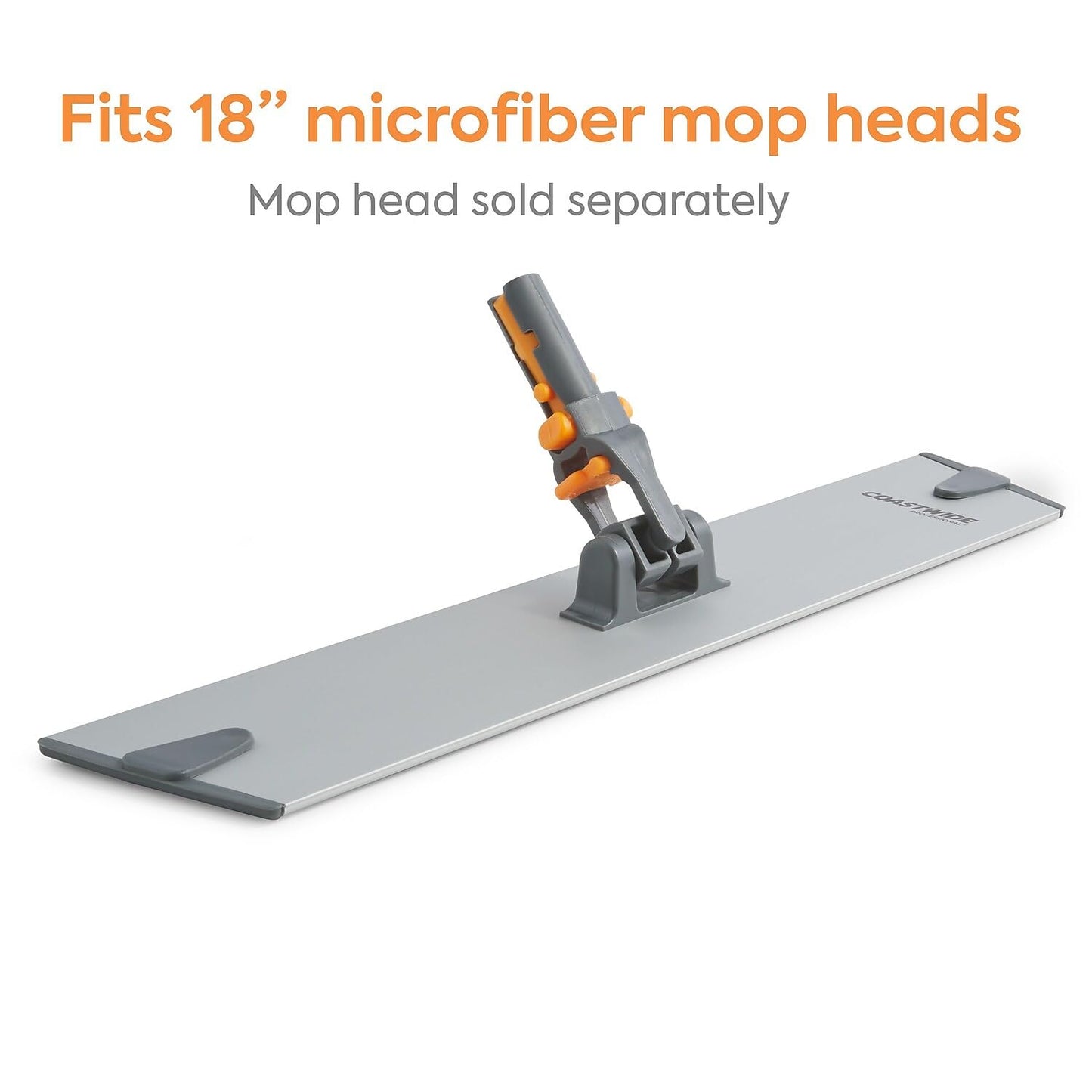 Coastwide Professional 15.75" Microfiber Wet Mop Frame, Aluminum