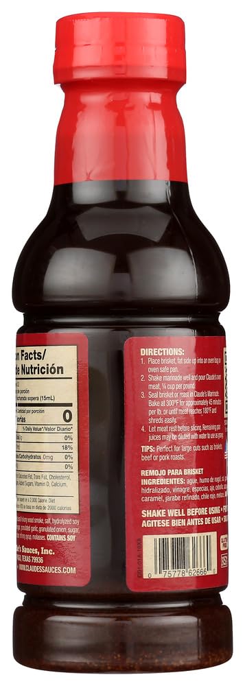 Claude's BBQ Brisket Marinade Sauce, 16-Ounce (Pack Of 2)