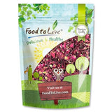 Food to Live Rose Petals, 4 Ounces - Culinary Dried Edible Rose Flowers for Tea, Baking, Making Rose Water and Desserts. Vegan, Kosher, Bulk