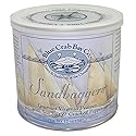 Blue Crab Bay "Sandbaggers" - Gourmet Virginia Peanuts with Sea Salt & Cracked Pepper, 12 Oz. Tin (4-Pack)