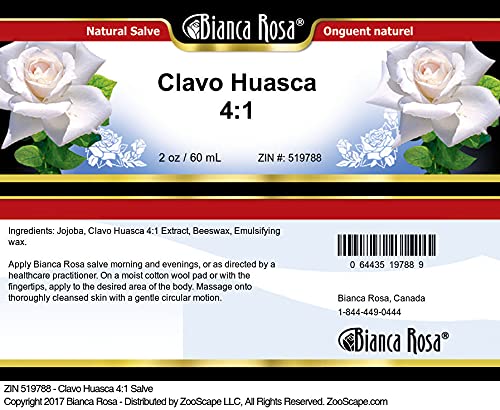 Bianca Rosa Clavo Huasca 4:1 Salve (2 oz, ZIN: 519788) - 3 Pack