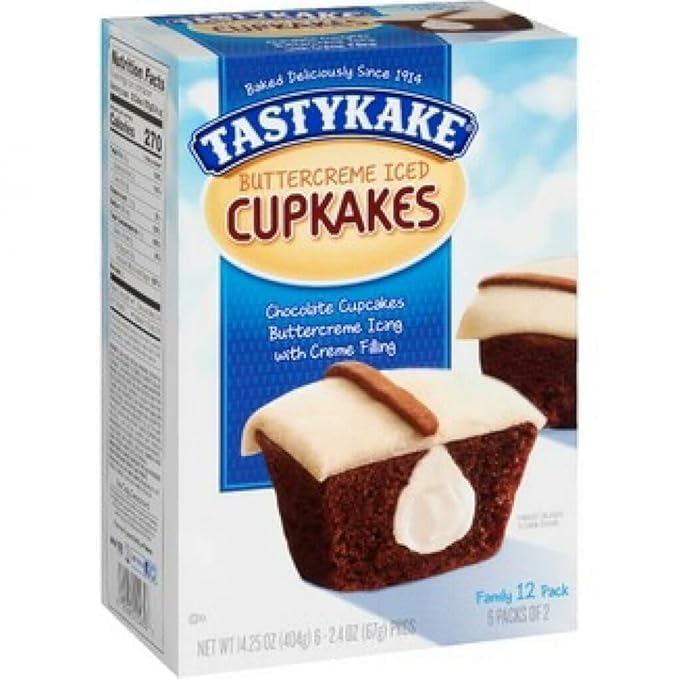 Tastykake Variety Pack, Butterscotch Krimpets, Cupcakes, Kandy Kakes, 4 Pack