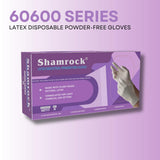 Shamrock Shamock 60603 Series Latex Non-Medical Powder Free Gloves, Large, Manicure, Pedicure, Food Handling, Cleaning (Pack of 100)