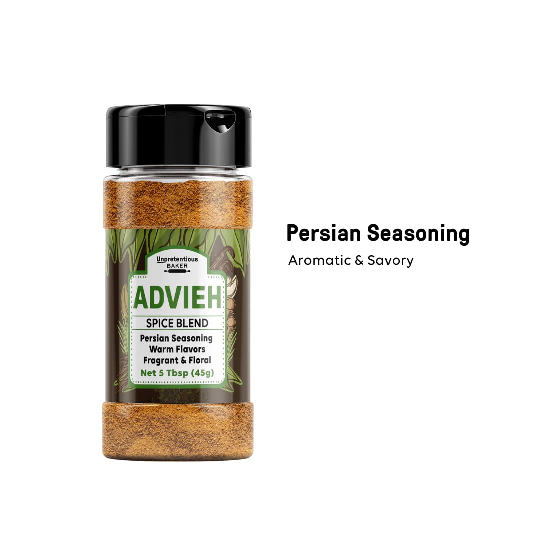 Unpretentious Advieh Spice Blend, 5 Tbsp, Floral & Sweet Spice Blend, Persian Cuisine, Curries & Rice Pilaf