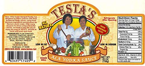 Testa's Seedless & Skinless Vodka Sauce