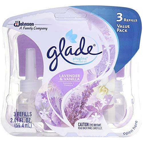 Glade Plugins Refills Lavender & Vanilla 2.01 FL OZ, 3 CT