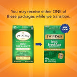 Twinings Tea Breakfast Tea - Irish Decaf - Case of 6-20 Bags