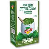 Yerba Mate Chimarrão Pura Folha Portão Fresh and Green Brazilian Tea Erva Mate Pure Leaf Chimarrão Vacuum Sealed 250g / 8.82oz / 0.55lb. (Pack of 4)