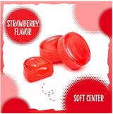 Mother Bears Candy Strawberry Filled Bon Bon, Soft Center Strawberry Flavor, 1 Pound Bag