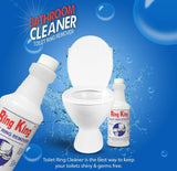 Ring King Toilet Ring Remover, 32 oz, with flip-top applicator - Heavy-duty for rust, hard water, and mineral stains in toilets. Restores severely