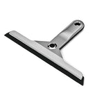 simplehuman Foldaway Shower Squeegee, Glass Squeegee for Bathroom Mirrors & Shower Doors, Weighted Handle for Streak-Free Clean, Suction Cup Hanger