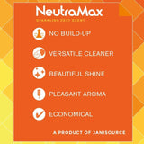 Jani-Source NeutraMax Sparkling Zest Scent Neutral Floor Cleaner - Concentrated, Streak-Free Shine, Residue-Free Formula, 1 Gallon
