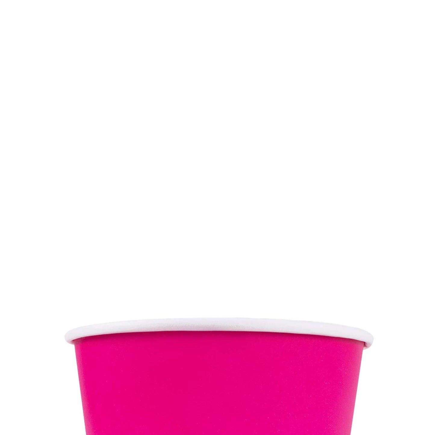 Karat [12oz - 1000 ct] Paper Ice Cream Cups & Soup Bowls for Hot/ Cold Food - Ideal for Soup, Ice Cream, Gelato, Yogurt and Snacks - Pink