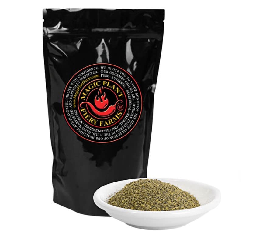 Green Serrano Pepper Powder by Magic Plant - Fine Ground Chili Powder Bulk | Staple in Mexican and Latin American Spice and Flavors | Medium Heat Avg