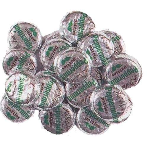 Foil Wrapped Peppermint Patties - 3 LB Bulk Bag Palmer Chocolate Circle Shape Vending Style Approximately 141 pieces