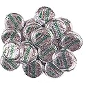 Foil Wrapped Peppermint Patties - 3 LB Bulk Bag Palmer Chocolate Circle Shape Vending Style Approximately 141 pieces