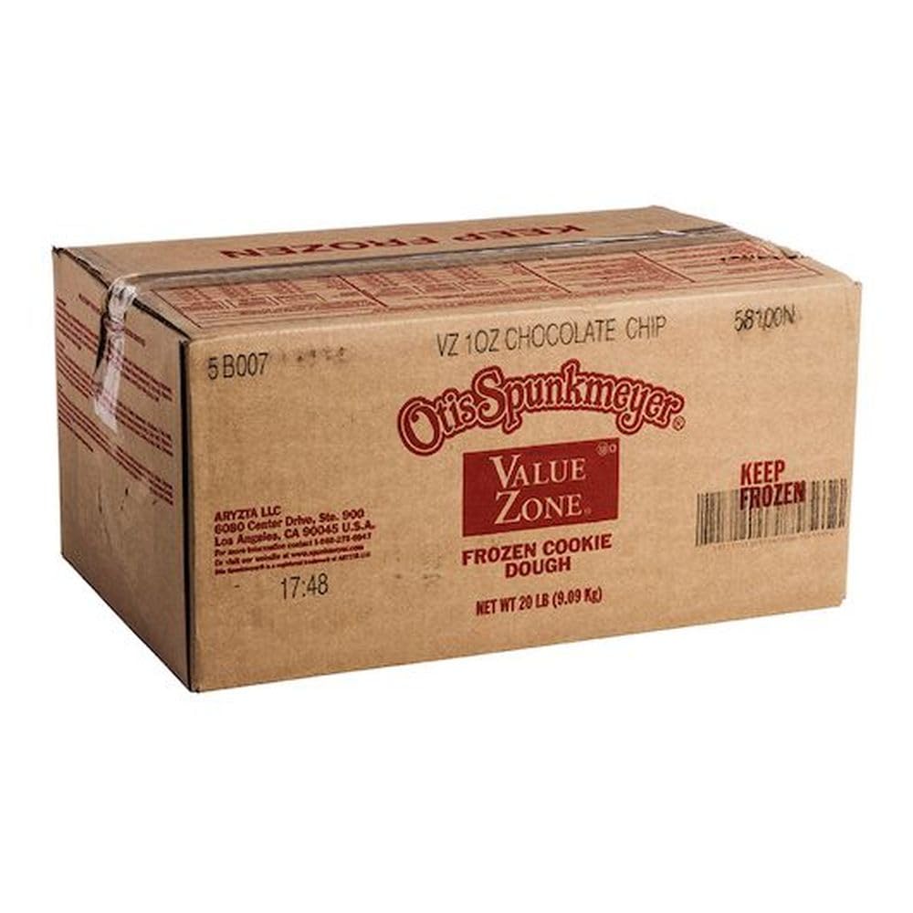 Otis Spunkmeyer Value Zone Chocolate Chip Frozen Cookie Dough - Ready to Bake, 1 Oz Pre-portioned Pieces, 320 Count Bulk Case
