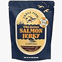 Fable Fish Wild Alaskan Salmon Jerky - Wild Caught Salmon with 31g of Protein - Tasty Fish Jerky with Omega-3s and Natural Source of Collagen - Made