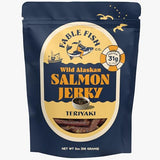 Fable Fish Wild Alaskan Salmon Jerky - Wild Caught Salmon with 31g of Protein - Tasty Fish Jerky with Omega-3s and Natural Source of Collagen - Made