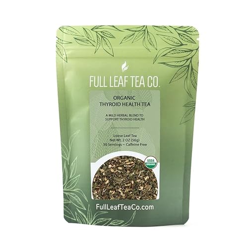 Organic Thyroid Health Tea - 2 oz Bag (approx. 30 servings) | Full Leaf Tea Company