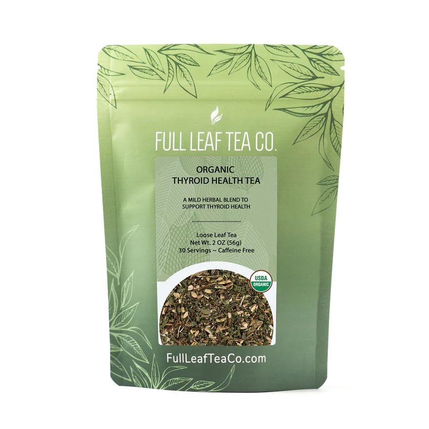 Organic Thyroid Health Tea - 2 oz Bag (approx. 30 servings) | Full Leaf Tea Company
