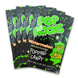 UpTop Treats Watermelon POP ROCKS Candy | Includes 4 Individual Packs of Watermelon Flavored Mini Rock Popping Candies