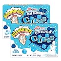 Impact Confections - WARHEADS Winter Blue Raspberry Cubes - 3.0 oz Theater Box - 2 pack